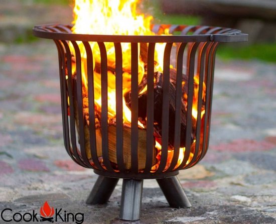 CookKing Vuurkorf - Zwart - Vuurkorf voor - Voor