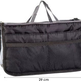 Handtas organizer - Bag in Bag - 11 ruime vakken - Zwart - 29 x 9 x 17 cm - Tasorganizer