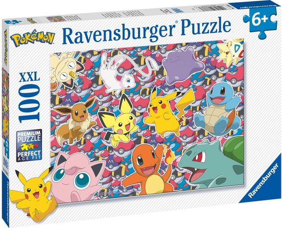 Ravensburger puzzel Pokemon - Legpuzzel - 100 XXL stukjes