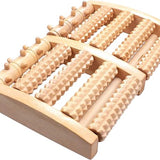 Houten Voetroller - 27 x 17 x 5 cm - Voetmassage Roller Apparaat - Voet Massage Roller