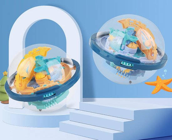DMG Supply Maze Ball - 150 Levels - Puzzelbal - Breinbreker - Doolhofspel - Reisspel - Ø13 cm