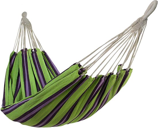 4gardenz canvas Hangmat 200x150cm -Totale 320cm