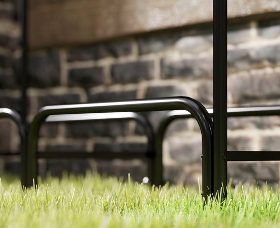 Houtopslagrek 120x36x99 cm met Waterafstotende Hoes