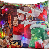 Mar's Art - Kerst - Kussenhoes Kerst - Kerst Kussen met - Verlichting