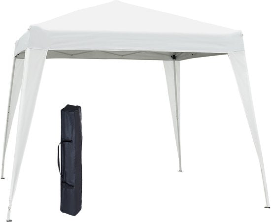 4goodz Inklapbare Partytent 240x240 cm voor Tuin en Feest - 840-159WT - Wit
