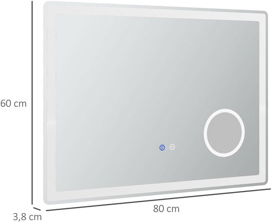 4goodz Badkamerspiegel 80x60 LED met