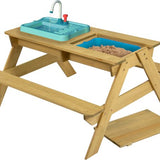 TP Toys Wood kinder picknick tafel met waterbak