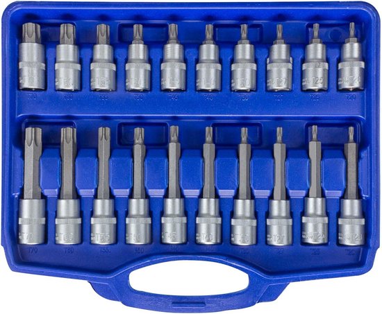 hanSe Werkzeuge® set 32 delig bitjes Torx Extra Lang in Koffer