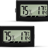 Mini Thermometer met Hygrometer - Incl - Hygrometer binnen - Thermometer binnen