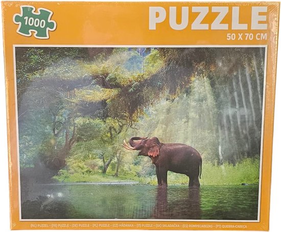 Grafix - Puzzel - Volwassenen - Beer Puzzel - Kinderen - 1000 stukken - Puzzel 1000 stukjes volwassenen - Legpuzzel