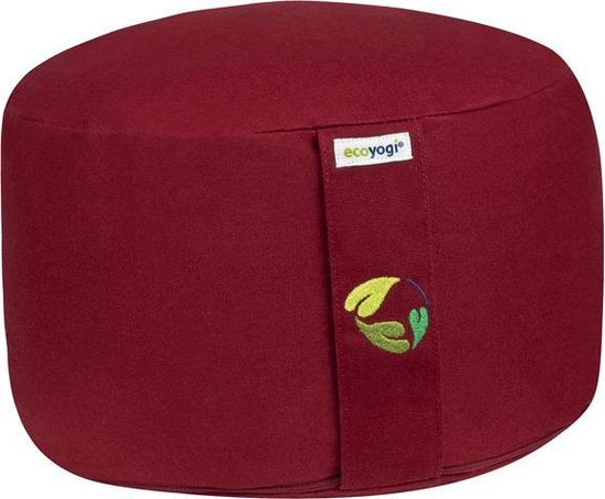 Ecoyogi meditatiekussen rond - hoog (18-20cm)