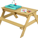 TP Toys Wood kinder picknick tafel met waterbak