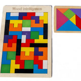 - Tangram - Houten speelgoed - 3 - Educatief - Vanaf 3 Jaar