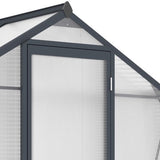 Westmann Aurora 68 - TuinKas met fundering - Antraciet 248x188 cm