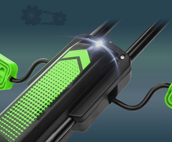 Skelter met Verstelbare Stoel, 5-12 Jaar - Rood+Zwart