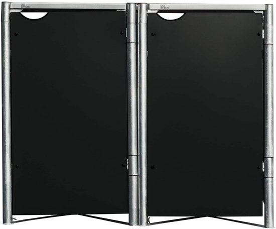 Hide® Containerombouw 2 afvalcontainers Zwart HD02401 - Kliko ombouw