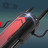 Skelter met Verstelbare Stoel, 5-12 Jaar - Rood+Zwart