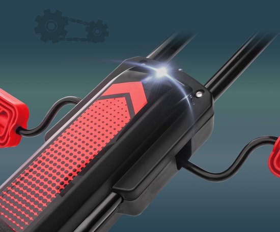 Skelter met Verstelbare Stoel, 5-12 Jaar - Rood+Zwart