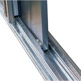 Spacemaker Metalen gereedschapsschuur 54 - 122x151x198cm - Grijs