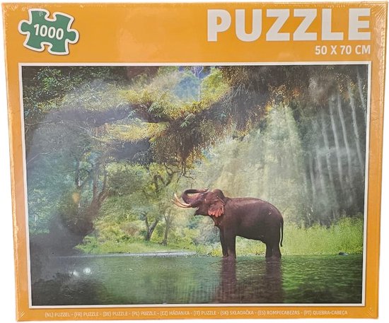 Grafix - Puzzel - Volwassenen - Beer Puzzel - Kinderen - 1000 stukken - Puzzel 1000 stukjes volwassenen - Legpuzzel