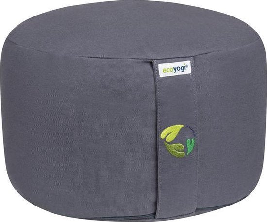Ecoyogi meditatiekussen rond - hoog (18-20cm)