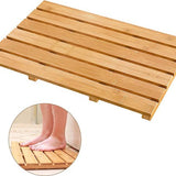 Badmat - Bamboe - Douchemat antislip - Voor in douche of bad - Houten - Douchemat - Badkamer mat - Saunamat