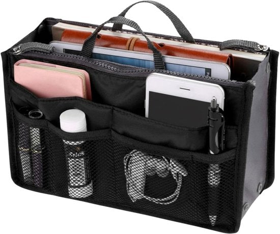 Handtas organizer - Bag in Bag - 11 ruime vakken - 17 9 Tasorganizer