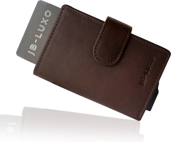 JB-Luxo Pasjeshouder - Uitschuifbaar - RFID Anti-Skim - Pasjes - en Aluminium