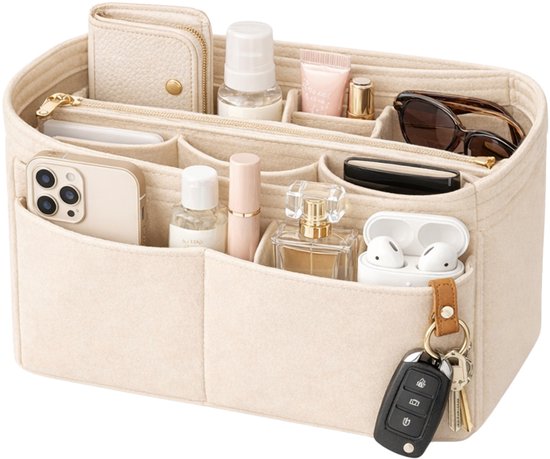 Handtas organizer - Bag in Bag - 11 ruime vakken - 17 9 Tasorganizer