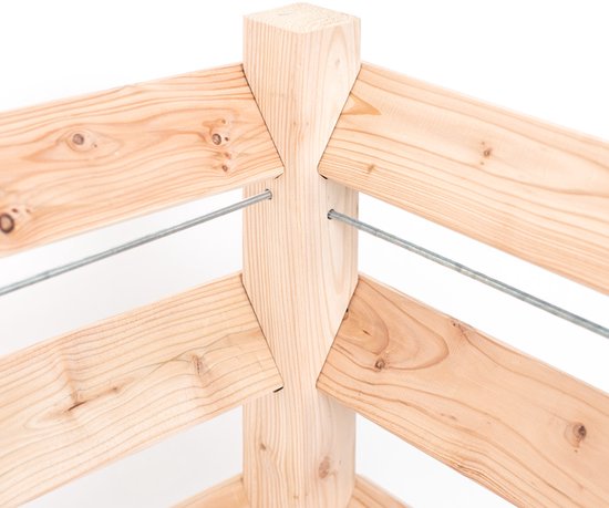 Westmann Compostbak hout Konni S - 85x85x80 cm