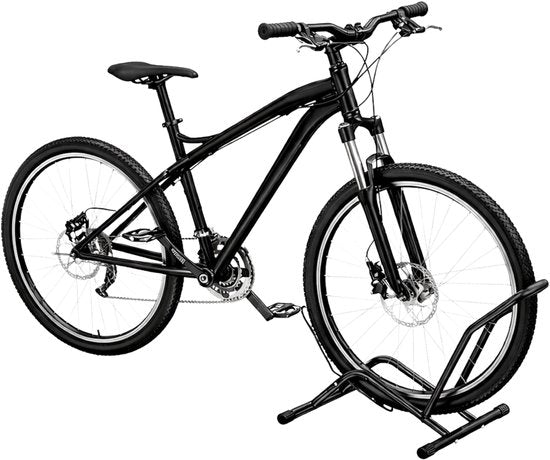 Fietsenrek Voorwiel of Achterwiel - Zwart - Fietsen Rek Racefiets, Mountainbike, Mtb - Achterwiel Standaard - Voorwiel Standaard - Bike stand