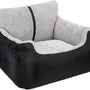 Autostoel Hond - Zwart - 50 x 55 x 35 cm - Hondenmand Met Veiligheidsriempje Voor In De Auto - Automand Hond - Hondenstoel voor Honden