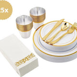 Serviesset voor 25 Personen - Servies Set - Bruiloften en Verjaardagen - Feestservies