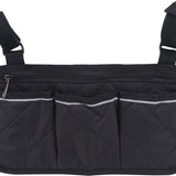 Rolstoeltas - Zwart - Armleuning Rolstoeltas - Waterafstotende Opbergtas voor Rolstoel - Rolstoel Organizer