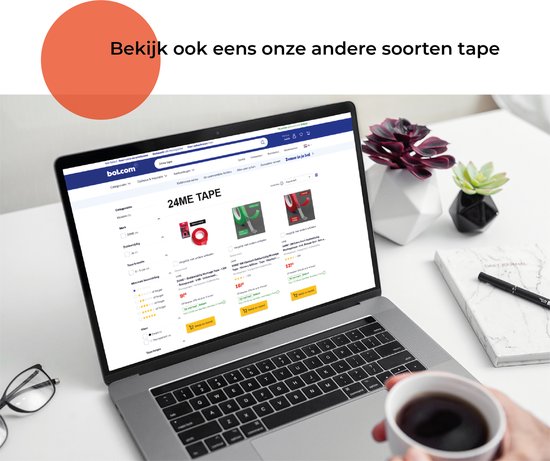 24ME® 25 Meter Zeer Dun Transparant Dubbelzijdig Tape - Ultra Strong - Montagetape - Dubbelzijdige Tape - Voor binnen- en buitengebruik