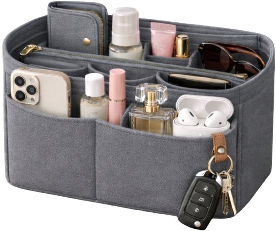 Handtas organizer - Bag in Bag - 11 ruime vakken - 17 9 Tasorganizer