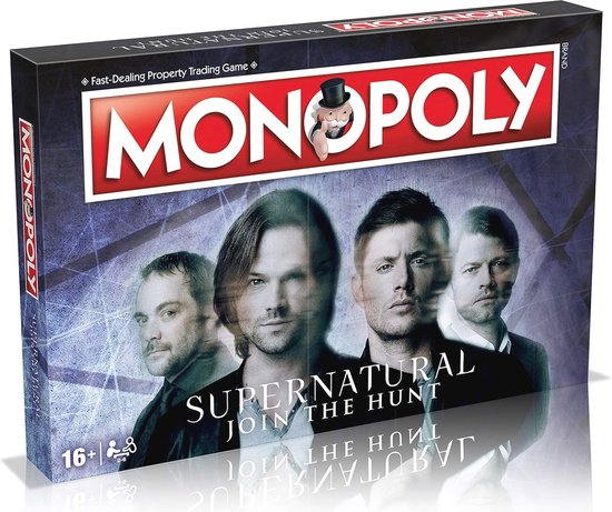 Monopoly Bordspel - Supernatural Avontuur voor 2-6 Spelers, vanaf 16 Jaar (Engelstalig Bordspel)
