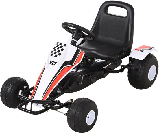 4goodz Skelter met Remmen - Racing design Rood/Wit