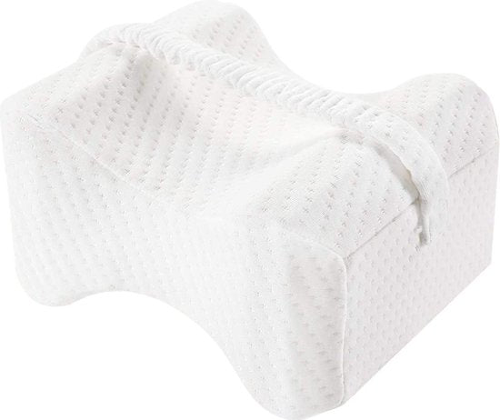 Kniekussen voor in Bed - Wit - Orthopedisch Kniekussen - Beenkussen - Zijslaapkussen - Zijslaap Kussen Voor In Bed - Heupklachten