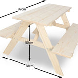 4Goodz Houten Kinder Picknicktafel