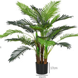 4goodz Kunstplant Plant Kunstpalm, 100 cm met 27 Takken
