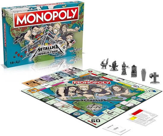 Metallica World Tour Monopoly - (Engels)