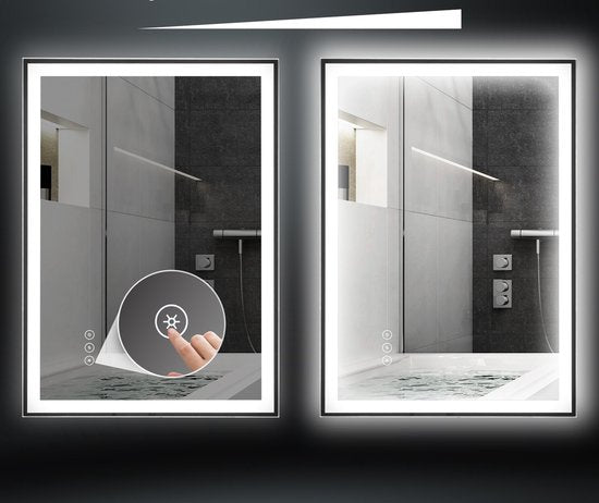 4goodz Badkamerspiegel LED - anticondens met Touch bediening