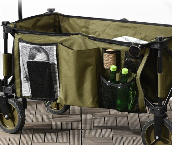 Strandwagen opvouwbaar met Tafel Afdekking - 5 zakken
