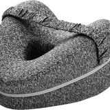 Kniekussen voor in Bed - Grijs - Orthopedisch Kniekussen - Beenkussen - Zijslaapkussen voor Volwassen - Zijslaap Kussen Voor In Bed - Heupklachten