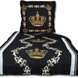 Hanse® Gouden kroon dekbedovertrek - 1 persoons - 135x200cm