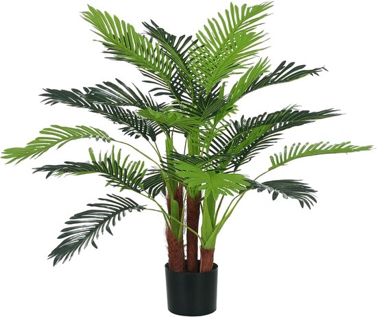 4goodz Kunstplant Plant Kunstpalm, 100 cm met 27 Takken