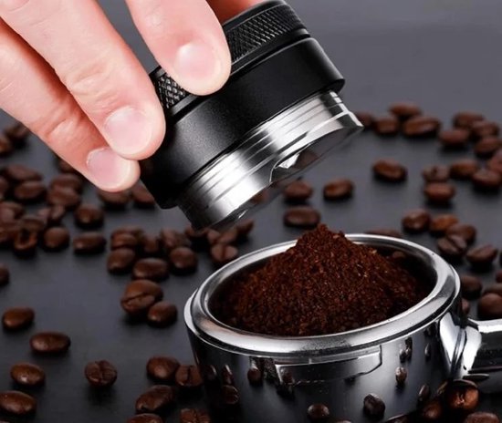 Koffieverdeler - 51mm – Koffie Distributeur – Espresso Verdeler – Coffee Distributor - Koffiemachine – Espressomachine - Zwart