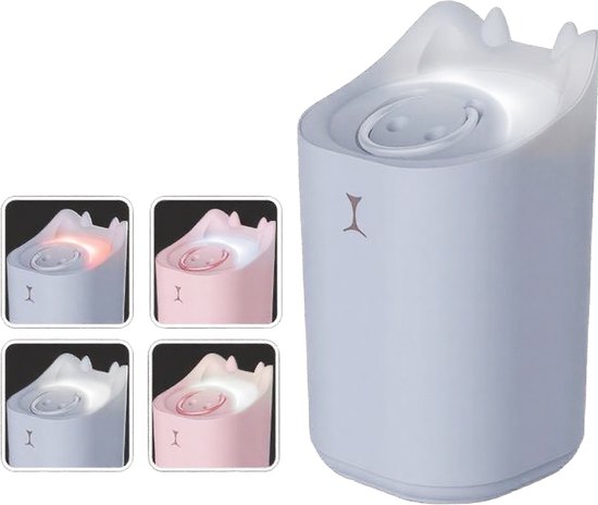 Ultrasone Luchtbevochtiger met Grote Watercapaciteit – Stil & Veilig – Nachtlampfunctie – Voor Babykamer, Slaapkamer & Woonruimte