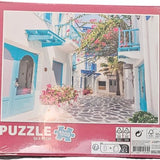 Grafix - Puzzel - Volwassenen - Zuid Europese straat - Kinderen - 1000 stukken - Puzzel 1000 stukjes volwassenen - Legpuzzel